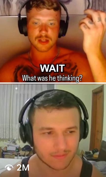 2M views omegle reaction clip